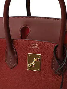 Hermès Сумка Birkin 30 Rouge H Ghw Preloved - фото 8