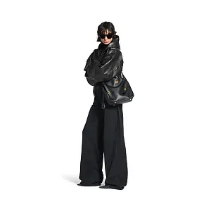 Balenciaga Сумка Bel Air Hobo маленького формата Black - фото 7