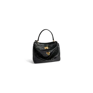Balenciaga Сумка Rodeo Crocodile Embossed мини формата - фото 2