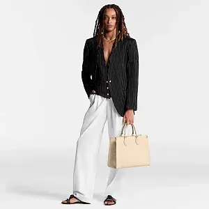 Louis Vuitton Сумка-тоут Cabas Onthego MM Cream - фото 3