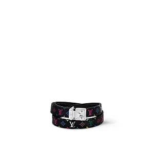 Louis Vuitton Браслет Signature TM x Multicolore Black - фото 1