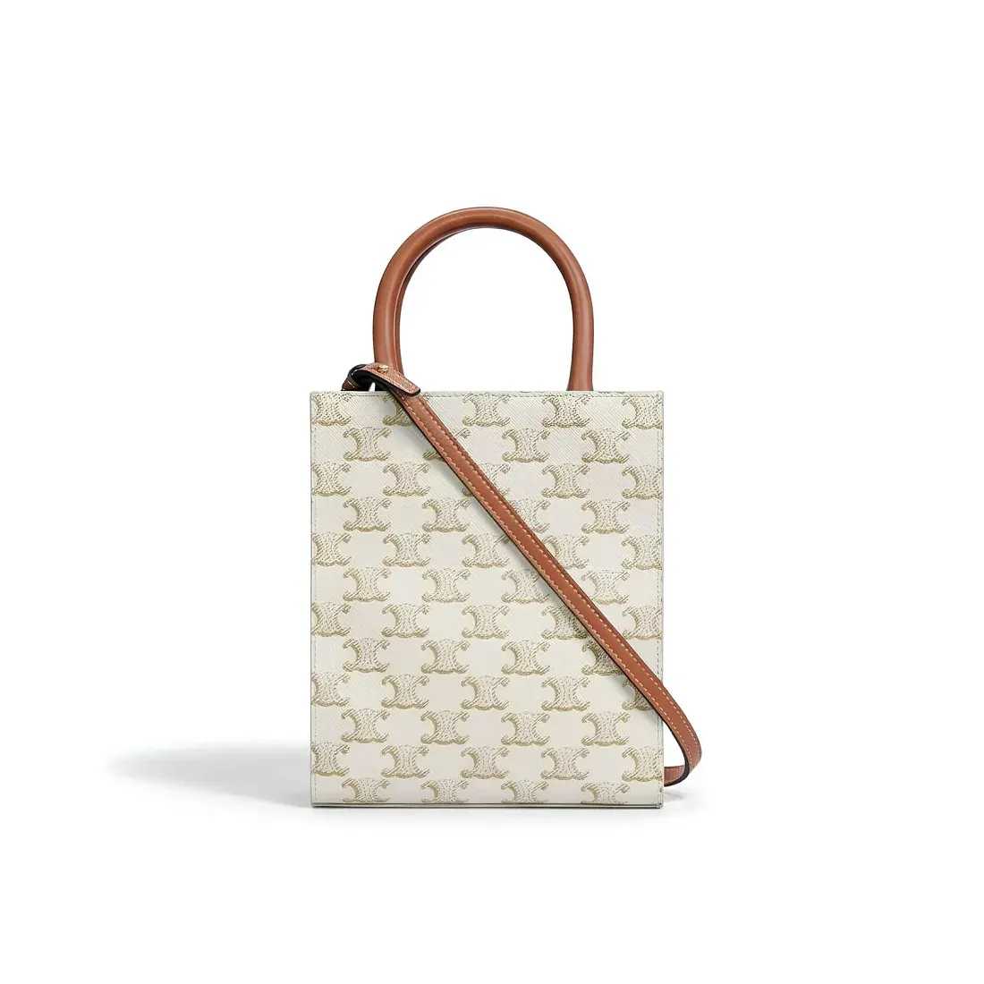 Celine Сумка Mini Vertical Cabas White - фото 3