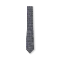Louis Vuitton Галстук Monogram Shadow Dots Anthracite - фото 1
