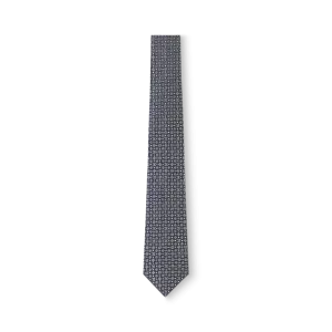 Louis Vuitton Галстук Monogram Shadow Dots Anthracite - фото 1