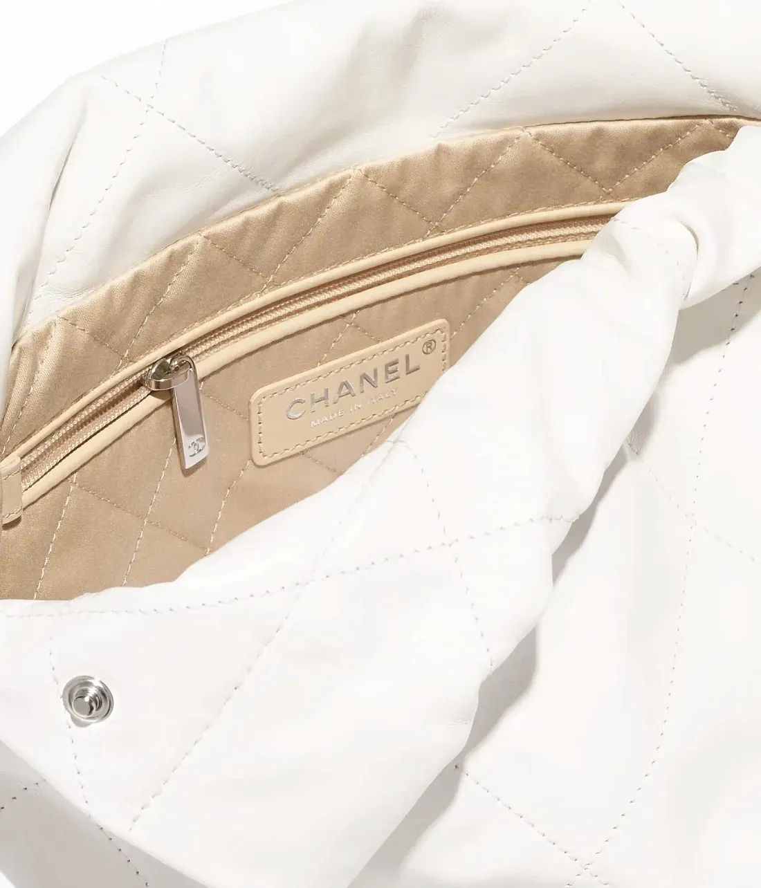 Chanel Сумка Mini 22 Blanc Rainbow Metal - фото 4