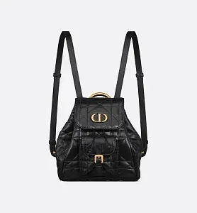 Dior Рюкзак Caro маленького формата Black - фото 1