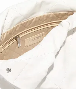 Chanel Сумка Mini 22 Blanc Rainbow Metal - фото 4