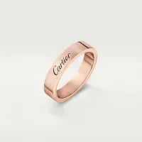 Cartier Обручальное кольцо C de Men 4 мм Rose Gold - фото 1