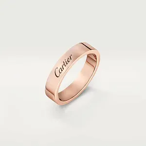 Cartier Обручальное кольцо C de Men 4 мм Rose Gold - фото 1