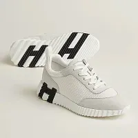 Hermès Кроссовки Bouncing White / Black - фото 1
