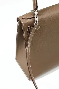 Hermès Kelly 28 Etoupe Epsom PHW Preloved - фото 11