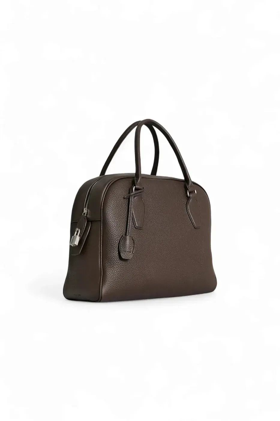 The Row Сумка India 12 Deep Brown из кожи Deep Brown - фото 2