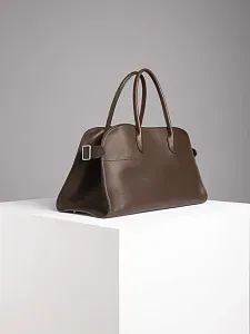 The Row Сумка EW Margaux Deep Brown из кожи - фото 8