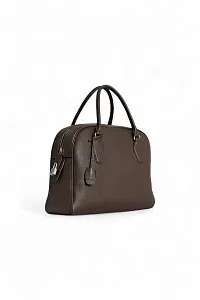 The Row Сумка India 12 Deep Brown из кожи Deep Brown - фото 2
