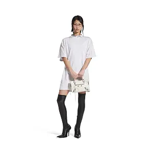 Balenciaga Сумка Le City мини формата Optic White - фото 8