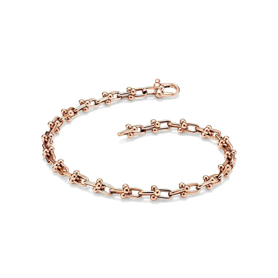 Tiffany & Co. Браслет 18-carat yellow gold micro-link bracelet Rose gold - фото 4