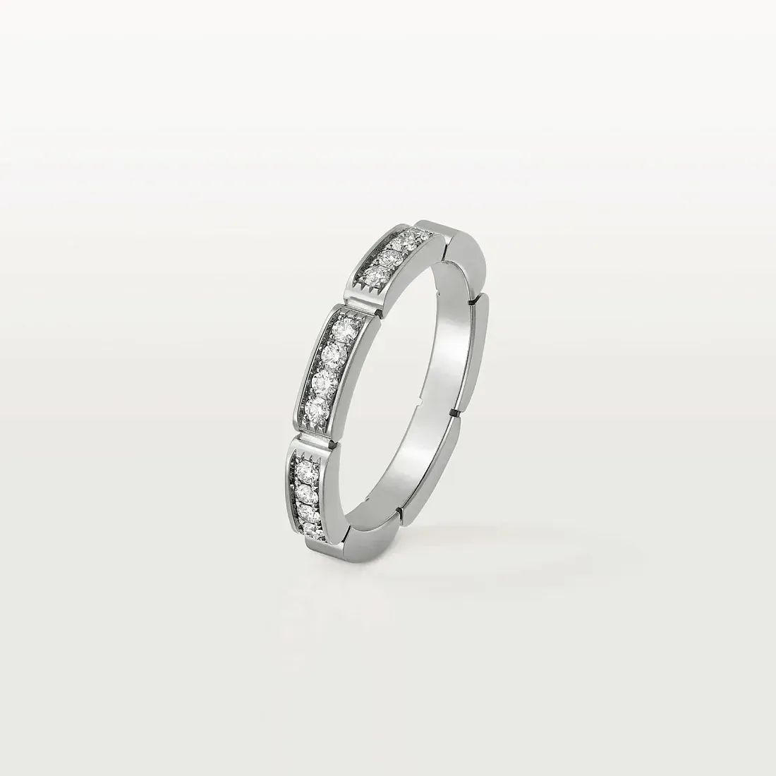 Cartier Обручальное кольцо Maillon Panthere с бриллиантовым паве - фото 4