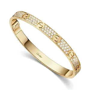 Cartier Браслет Love classic model, paved - фото 4
