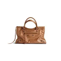 Balenciaga Сумка Le City среднего формата Camel - фото 1