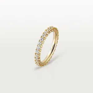 Cartier Обручальное кольцо с бриллиантовым паве Etincelle de 2,6 мм Yellow Gold - фото 1