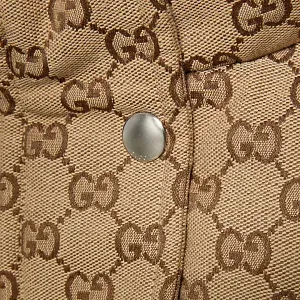 Gucci Стеганная куртка из хлопкового паулента GG - фото 3