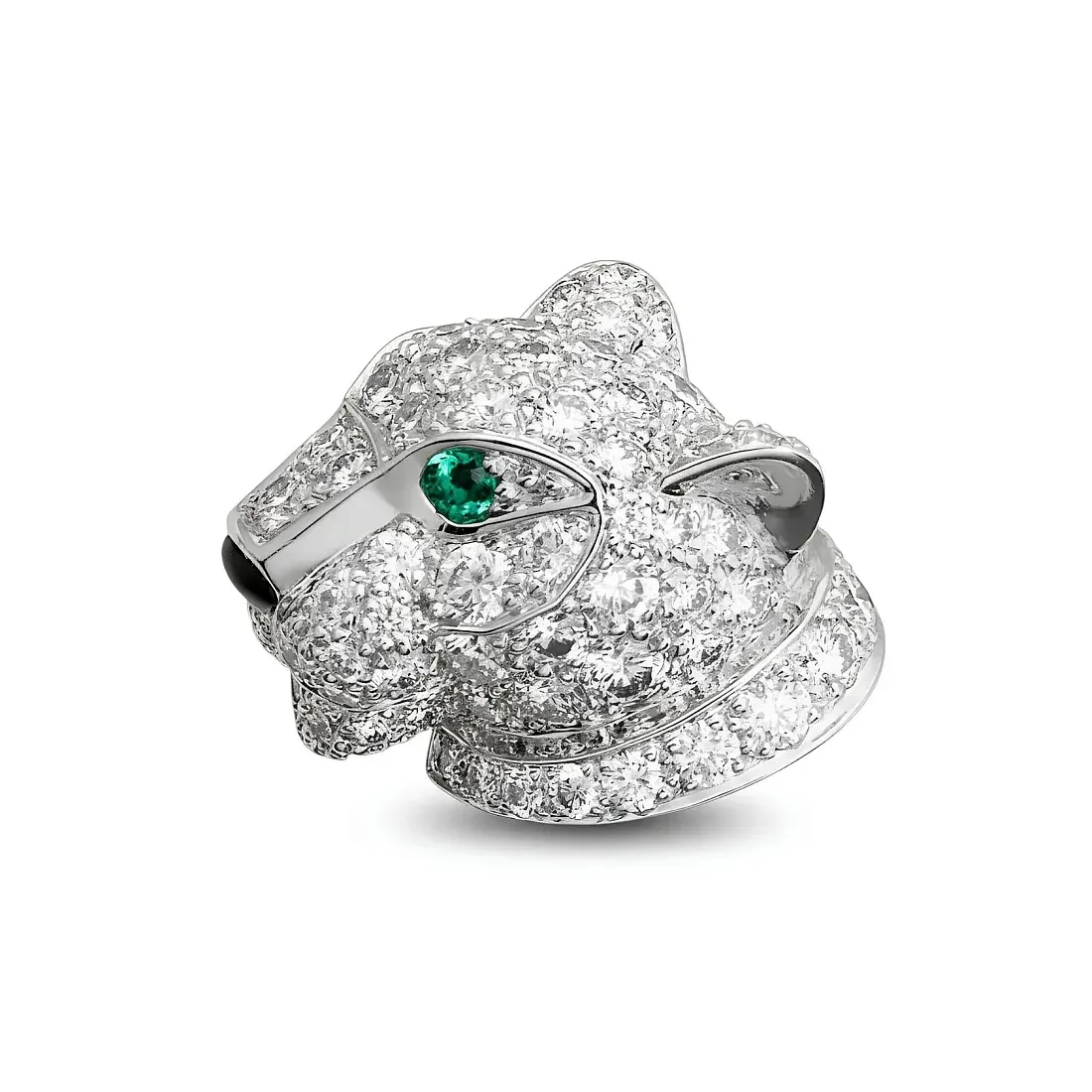 Cartier Серьги Panthere de stud earrings, paved - фото 4