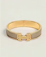 Hermès Браслет Clic H Marron Glace - фото 1