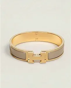 Hermès Браслет Clic H Marron Glace - фото 1