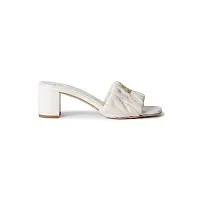 Miu Miu Босоножки Matelasse White - фото 1