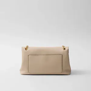 Prada Средняя кожаная сумка через плечо Travertine - фото 4