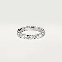 Cartier Обручальное кольцо с бриллиантовым паве Destinee 3,3 мм Platinum - фото 1