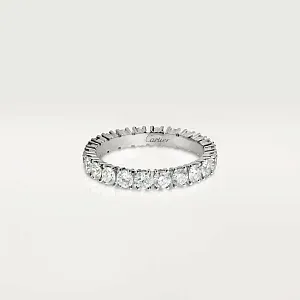 Cartier Обручальное кольцо с бриллиантовым паве Destinee 3,3 мм Platinum - фото 1