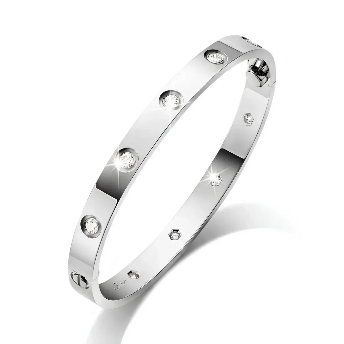 Cartier Браслет Love classic model, 10 diamonds Men - фото 5