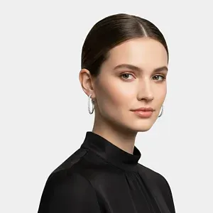 Cartier Серьги Etincelle de hoop earrings, medium model, paved - фото 2