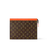 Louis Vuitton Клатч Pochette Voyage MM Orange - фото 1