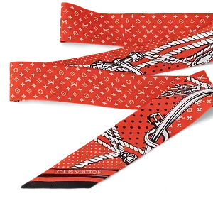 Louis Vuitton Шелковая лента Sailor Bandana BB Vermillon - фото 4