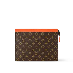 Louis Vuitton Клатч Pochette Voyage MM Orange - фото 1
