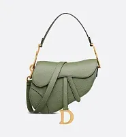 Dior Сумка Saddle с ремнем Cedar Green - фото 1