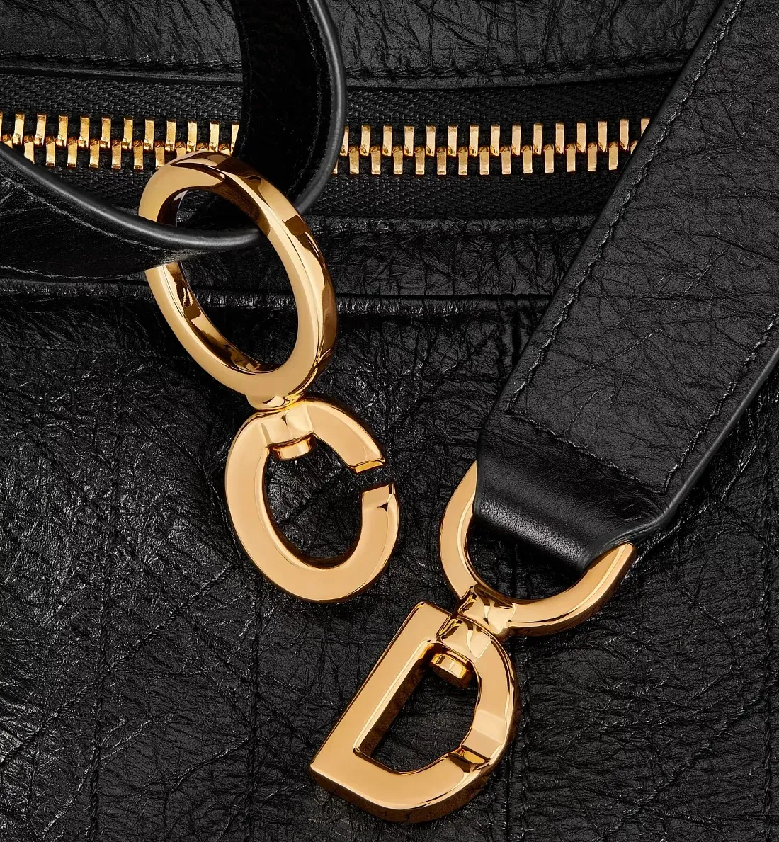 Dior Сумка D-Journey in crinkled calfskin маленького формата - фото 6