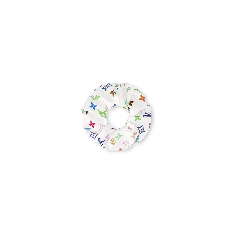 Резинка-скранчи Monogram Multicolor TM x Louis Vuitton White - фото 1