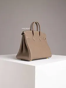 Hermès Сумка Birkin 25 Etoupe Togo Gold Hardware - фото 8