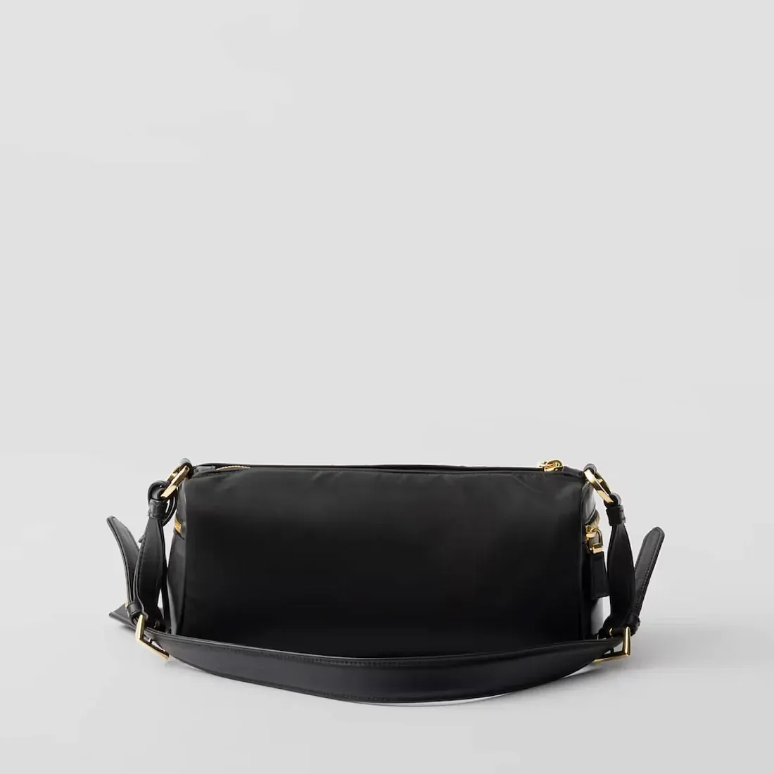 Prada Средняя сумка через плечо из Re-Nylon и кожи с замком - фото 4