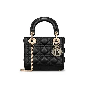 Dior Сумка Lady мини-формата Black - фото 1