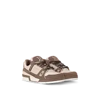 Louis Vuitton Кроссовки LV Trainer Taupe Brown - фото 1