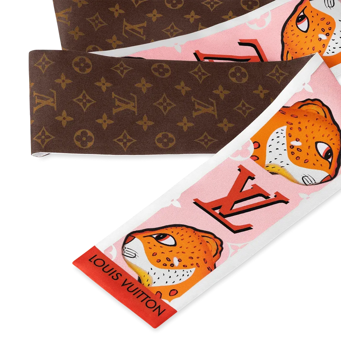 Louis Vuitton Шелковая лента Animogram Leopard - фото 4