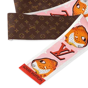 Louis Vuitton Шелковая лента Animogram Leopard - фото 4