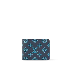 Louis Vuitton Портмоне Multiple Navy River Blue - фото 1