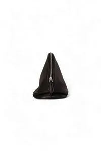 The Row Клатч Agnes Black из кожи Dark Brown - фото 3