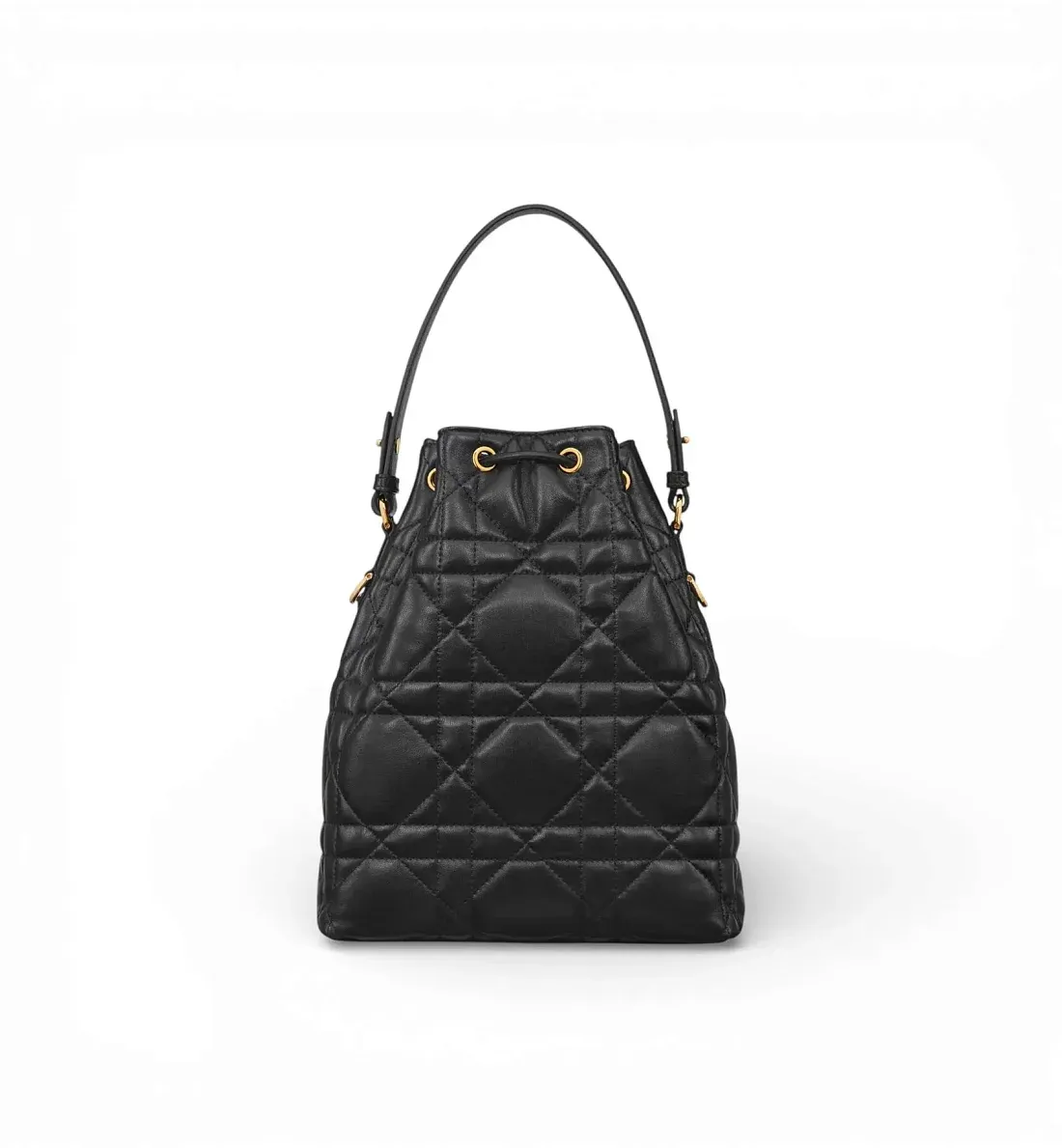 Dior Сумка Bucket Caro Small Black - фото 4