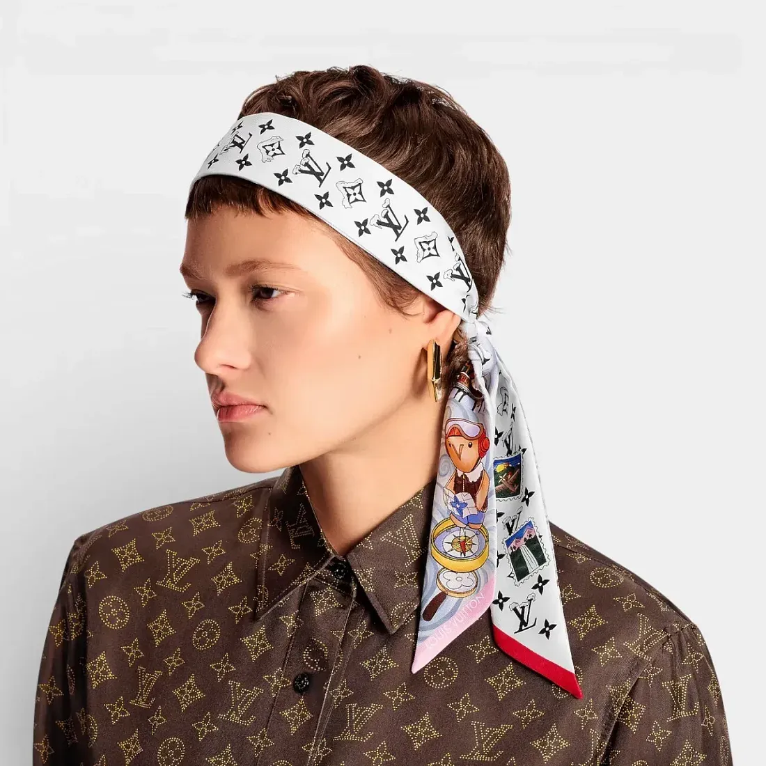 Louis Vuitton Платок-каре Vivienne - фото 2